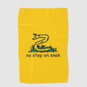 スニックミームGadsden parody SnekRight ゴルフタオル (正面)