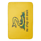 スニックミームGadsden parody SnekRight バスマット (正面縦)