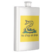 スニックミームGadsden parody SnekRight フラスク (右)