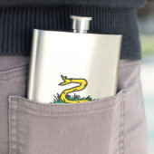 スニックミームGadsden parody SnekRight フラスク (インサイチュ)