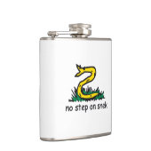 スニックミームGadsden parody SnekRight フラスク (右)