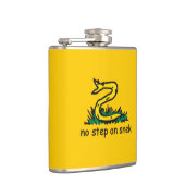 スニックミームGadsden parody SnekRight フラスク (右)