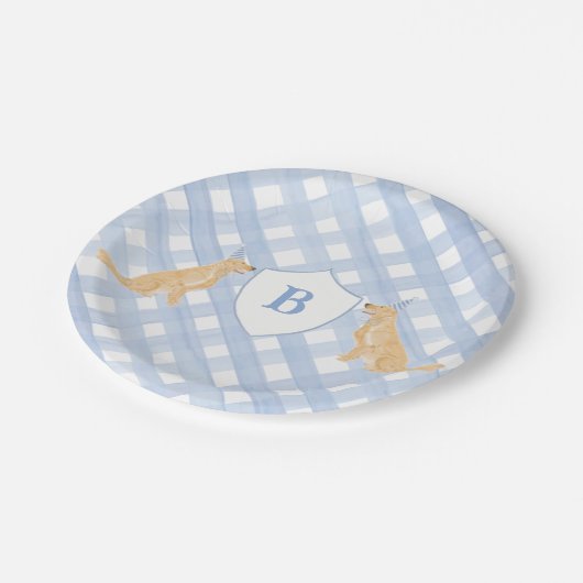 スニップスカタツムリ子犬の尾のパーティープレート ペーパープレート (アングル)