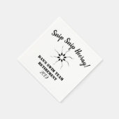 スニップスニップホレイスイムチーム引退 | 血管切除術 スタンダードカクテルナプキン (角)