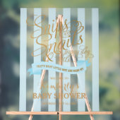 スニップス アンド スネイルズ ベイビー ボーイ ベイビー シャワーパーティー ウェルカム アクリルサイン (ニュートラル)