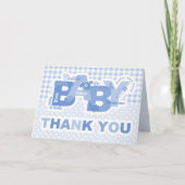 スニップ及びかたつむりのベビーはノート感謝していしています サンキューカード (正面)