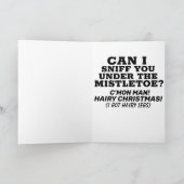 スニファジョーバイデン氏おもしろいクリスマスカード シーズンカード (内部)