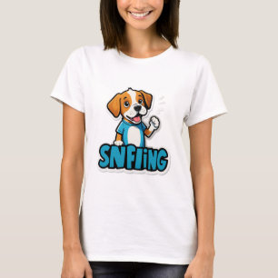 スニフ・ハプンズ - かわいい犬のキャラクターTシャツ Tシャツ