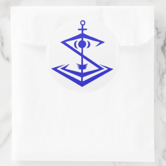 スニペントロジーのエンブレムステッカー ラウンドシール (バッグ)