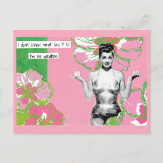 スニャーキー休暇はがき今日は何日？ シーズンポストカード