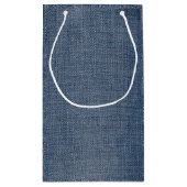 スニーカーでフィギュアの女の子 スモールペーパーバッグ (裏面)