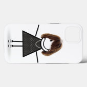 スニーカーで女の子を髪で刺す Case-Mate iPhoneケース (裏面 (横))