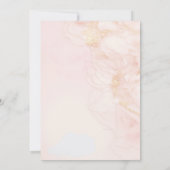 スニーカーとシャンパーニュのブライダルシャワーへの招待 招待状 (裏面)