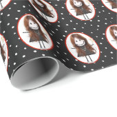スニーカーにフィギュアを水玉模様 ラッピングペーパー (ロールコーナー)