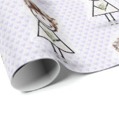 スニーカーに履く花嫁スティックハート ラッピングペーパー (ロールコーナー)