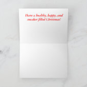 スニーカーのクリスマスカード シーズンカード (内部)