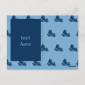 スニーカーのパターン  ポストカード (裏面)