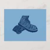 スニーカーのパターン  ポストカード (正面)