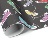 スニーカーのパターン ラッピングペーパー (ロールコーナー)