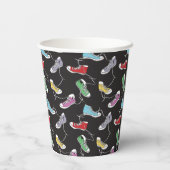 スニーカーのパターン 紙コップ (裏面)