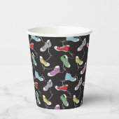 スニーカーのパターン 紙コップ (左)