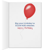 スニーカーを履いたかわいい誕生日スティック・ガール (内側 (右))