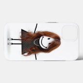 スニーカーを履いた髪のある棒人間女子 Case-Mate iPhoneケース (裏面 (横))