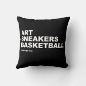 スニーカーアイディアカスタマイズ可能スニーカー（ドットなし） クッション (裏面)