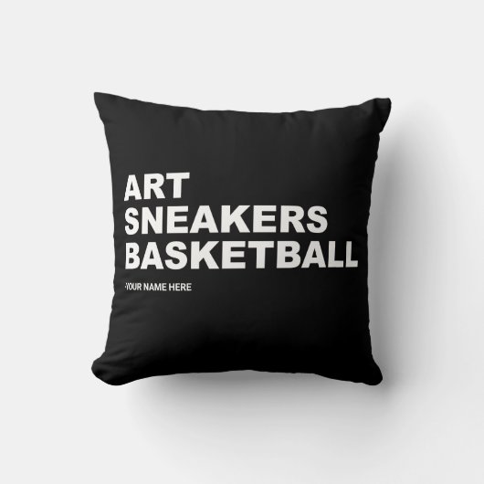 スニーカーアイディアカスタマイズ可能スニーカー(ドットなし) クッション (正面)