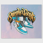 スニーカーカッコいいラッピング紙 ラッピングペーパー (フラット)