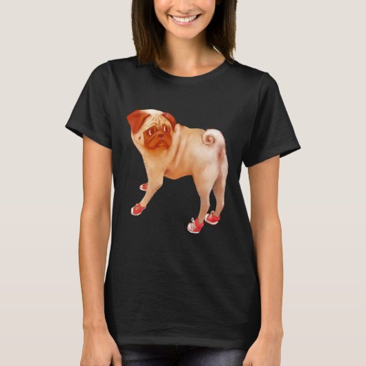 スニーカークラシックパグTシャツ838 Tシャツ (正面)
