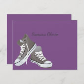 スニーカーバルミツワーありがとう ノートカード (正面/裏面)