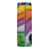 スニーカー女の子3dインフラエフェクトのタンブラー タンブラー (裏面)