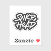 スニーカー好き SNKR HEAD シール (シート)