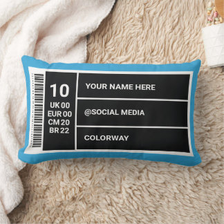 スニーカー室デコ及びカスタマイズ可能な靴箱ラベルラム ランバークッション