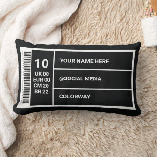 スニーカー室デコ及びカスタマイズ可能な靴箱ラベルラム ランバークッション