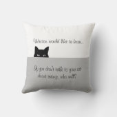 スニーカー猫ウィンストンが装飾用クッションを知りたい クッション (裏面)