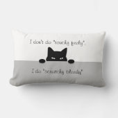 スニーカー猫触りフェリー腰枕 ランバークッション (正面)