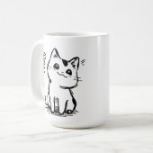 スニーカー猫01 コーヒーマグカップ (正面左)