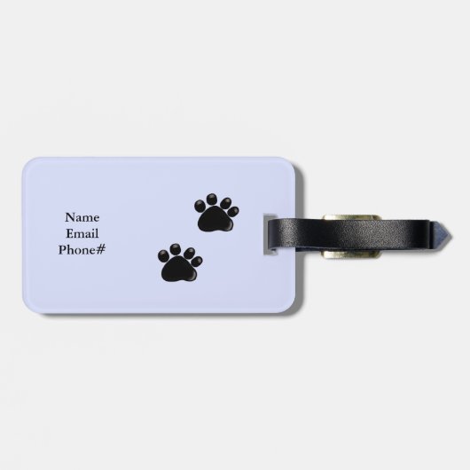 スニーカー猫 ラゲッジタグ (裏面横)