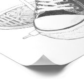 スニーカー美術プリントポスター ポスター (角)