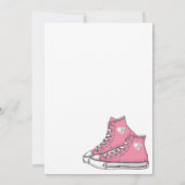 スニーカー誕生日グリッタースウィート16 サンキューカード (裏面)