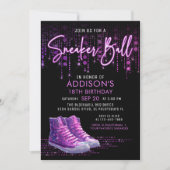 スニーカー誕生日招待状 招待状 (正面)