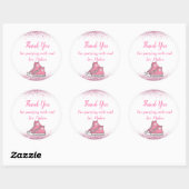 スニーカー誕生日,グリッタースウィート16サンキュー ラウンドシール (シート)