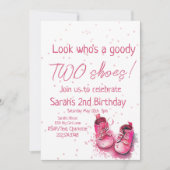 スニーカー誕生日、スニーカー2nd誕生日 招待状 (正面)