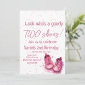 スニーカー誕生日、スニーカー2nd誕生日 招待状 (スタンド正面)