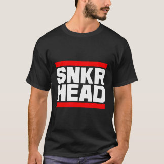 スニーカー頭部足裏収集機スニーカーJunkie Snkr He Tシャツ