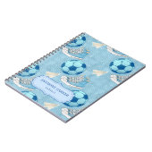 スニーカー&サッカー新学期 ノートブック (左側)