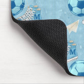 スニーカー&サッカー新学期 マウスパッド (コーナー)