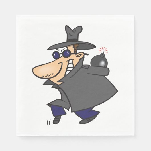 スニーカー・スパイ スタンダードランチョンナプキン (正面)